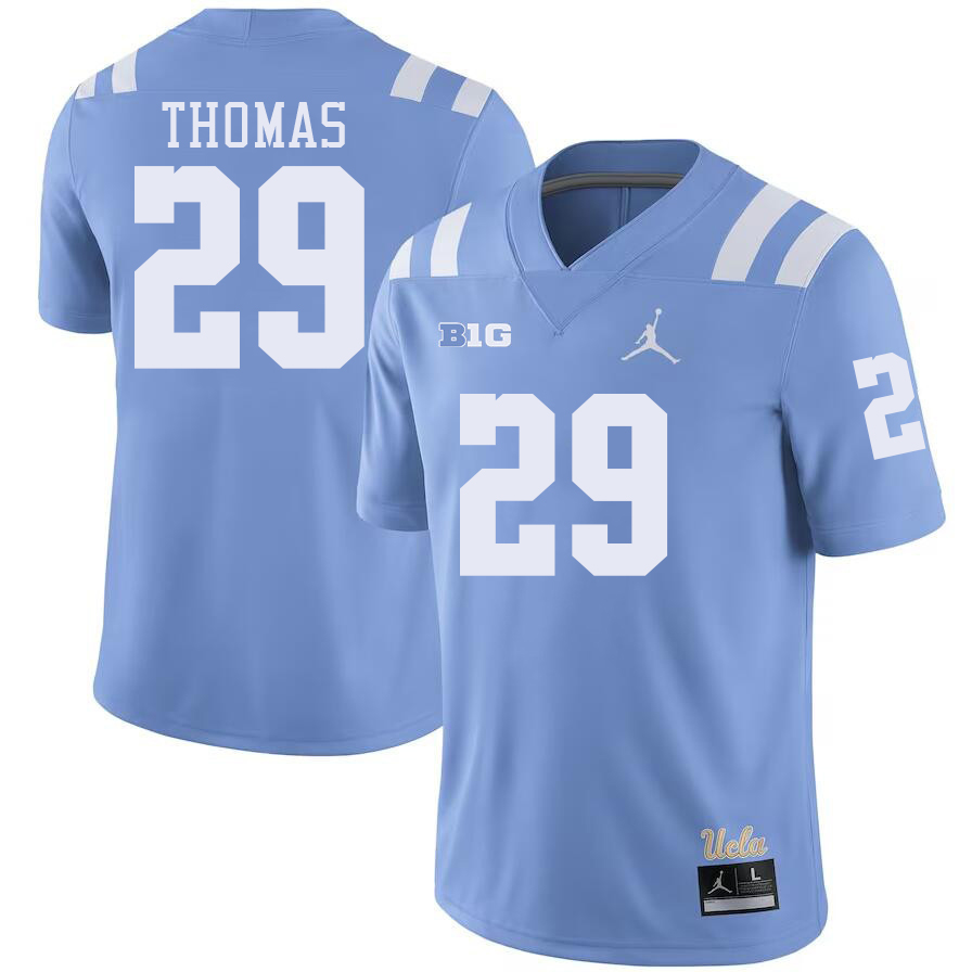 UCLA Bruins #29 Evan Thomas Big 10 Conference College Football Jerseys Stitched Sale-Power Blue